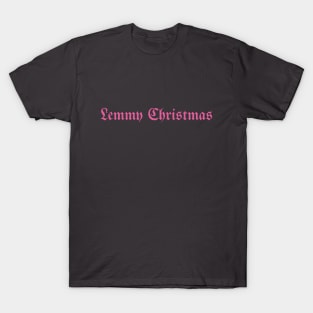 Lemmy Christmas, pink T-Shirt